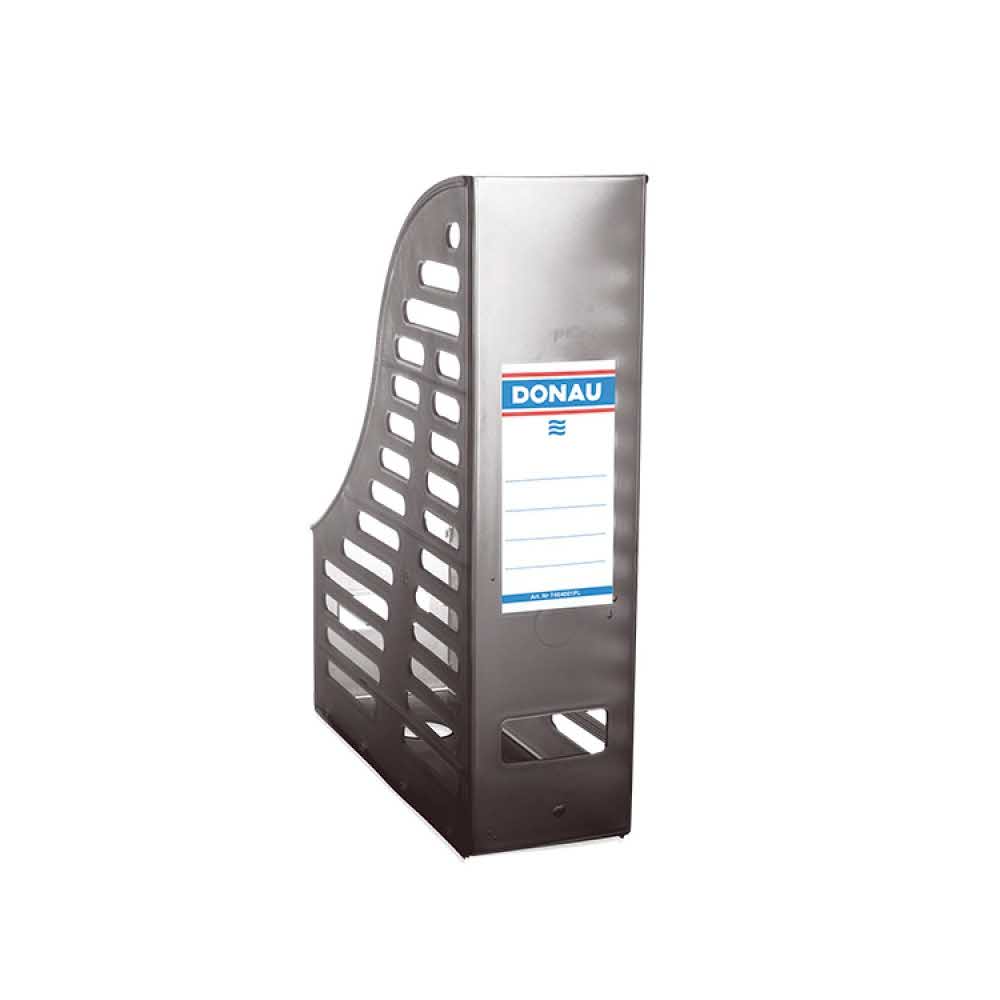 organizacja dokumentów 4 alibiuro.pl Pojemnik ażurowy na dokumenty DONAU PP A4 składany dymny 14