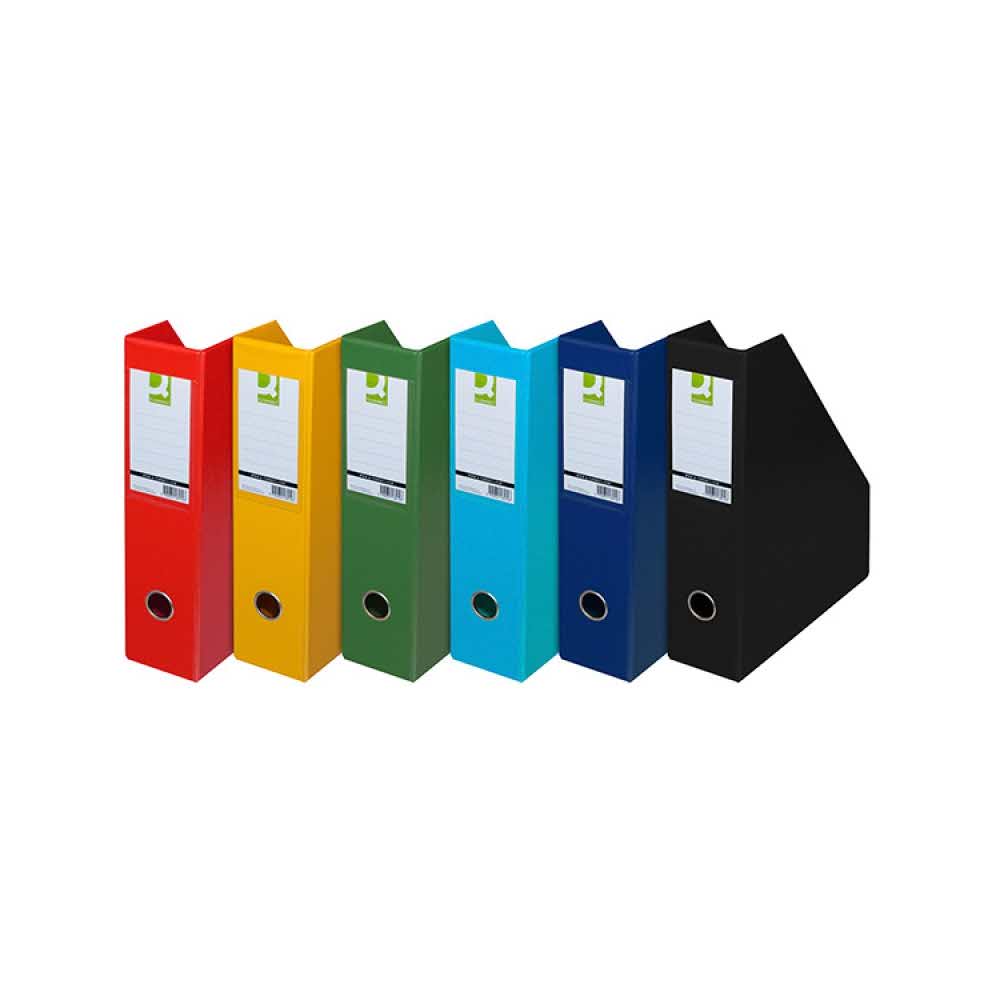 organizacja dokumentów 4 alibiuro.pl Pojemnik na dokumenty Q CONNECT PVC A4 76 żółty 75