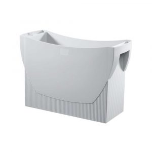 organizacja dokumentów 4 alibiuro.pl Pojemnik na teczki zawieszkowe HAN Swing polistyren A4 szary 98