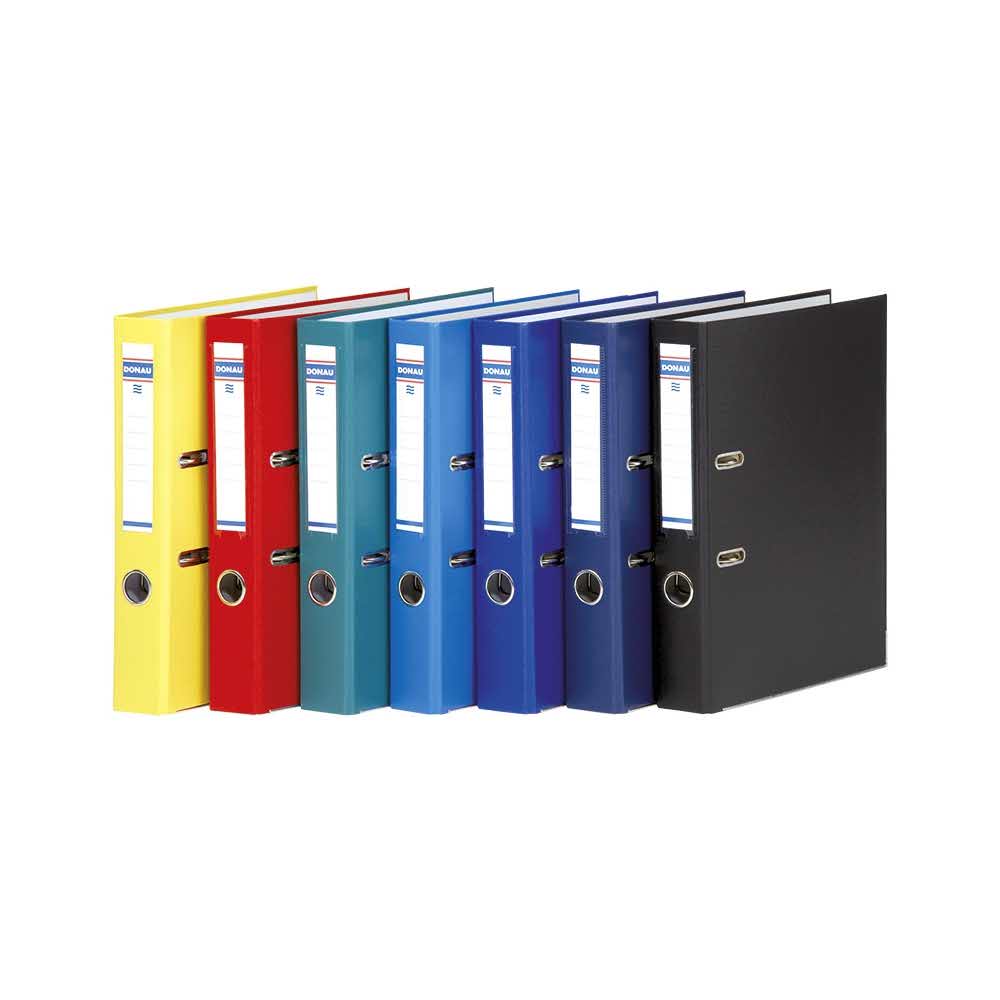 organizacja dokumentów 4 alibiuro.pl Segregator DONAU Master S z szyną PP A4 50mm ciemnoniebieski 72