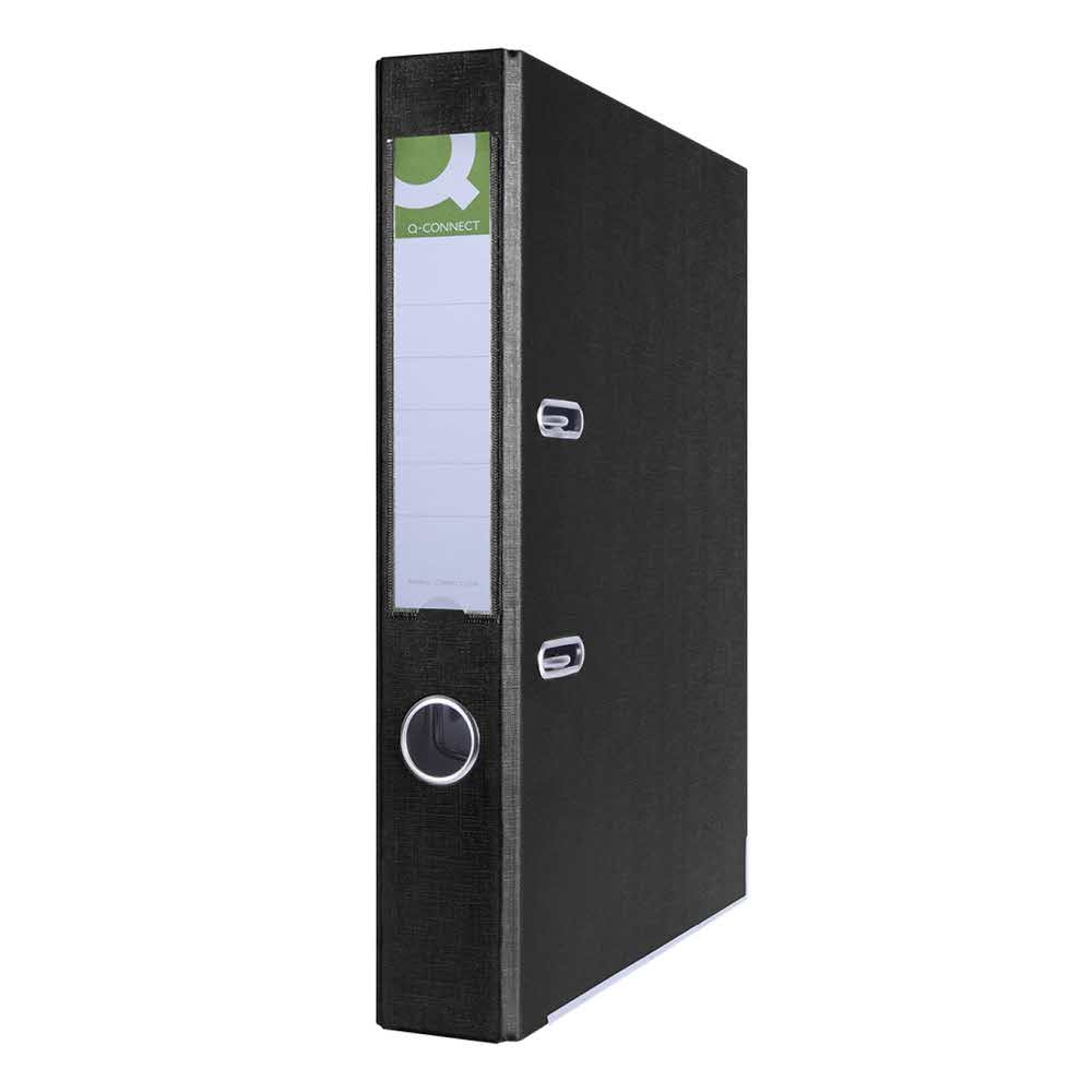 organizacja dokumentów 4 alibiuro.pl Segregator Q CONNECT Hero z szyną PP A4 55mm czarny 47