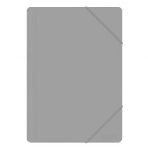 organizacja dokumentów 4 alibiuro.pl Teczka z gumką OFFICE PRODUCTS A4 PP 500mikr. 3 skrz. szara 99