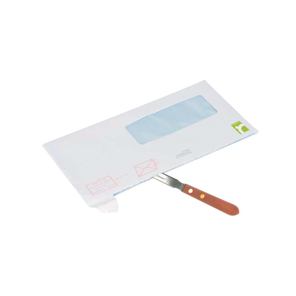 ostrza segmentowe 4 alibiuro.pl Nóż do kopert Q CONNECT 220mm buk srebrny 61