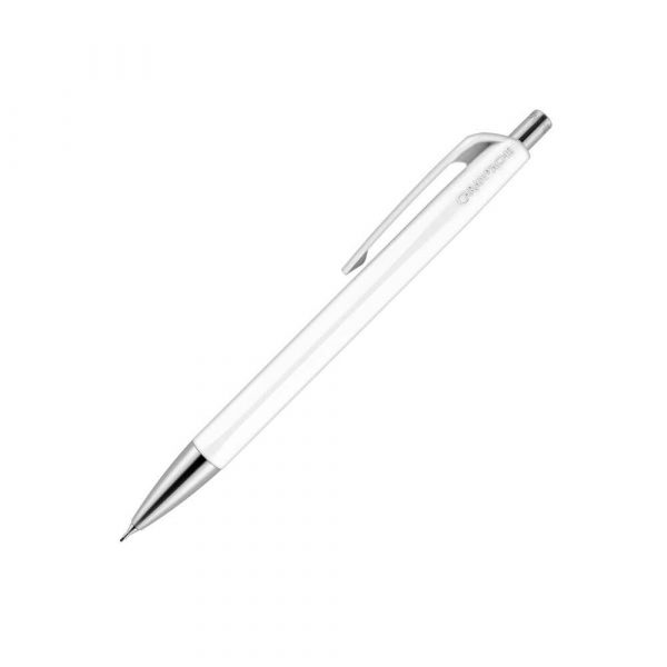 ołówek drewniany 4 alibiuro.pl Ołówek automatyczny CARAN D Inch ACHE 884 Infinite biały 86