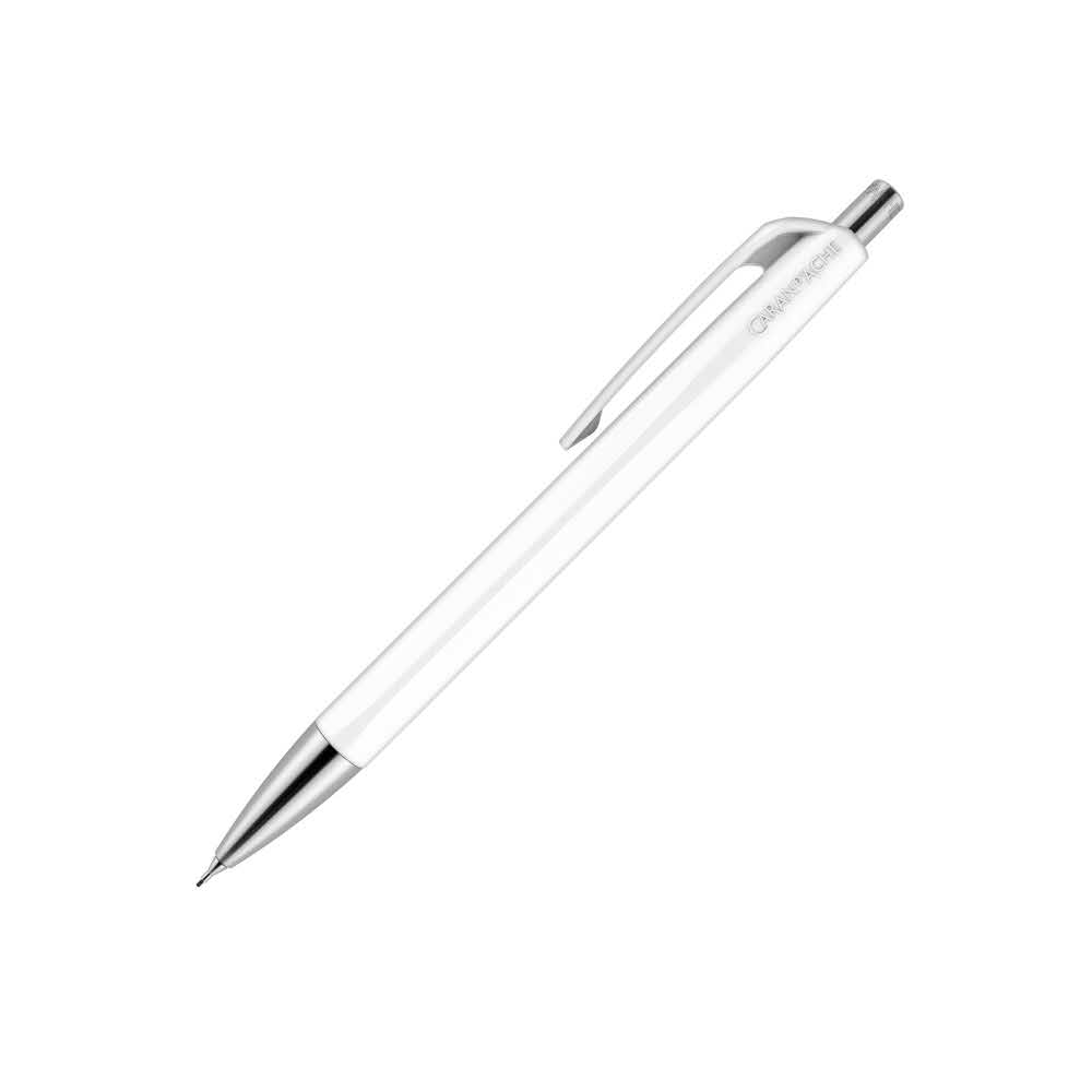 ołówek drewniany 4 alibiuro.pl Ołówek automatyczny CARAN D Inch ACHE 884 Infinite biały 86