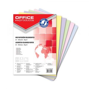 papier kolorowy 4 alibiuro.pl Papier kolorowy OFFICE PRODUCTS A4 100 arkuszy 80gsm mix kolorów 77 papier kolorowy 4 alibiuro.pl Papier kolorowy OFFICE PRODUCTS A4 100 arkuszy 80gsm mix kolorów 77