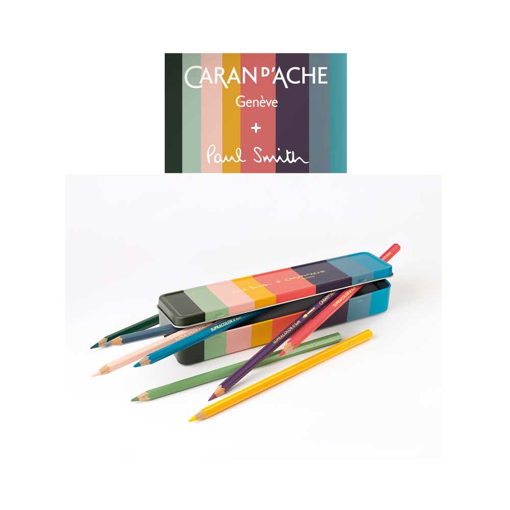 pastele 4 alibiuro.pl Kredki CARAN D Inch ACHE Supracolor Soft Paul Smith 3 sześciokątne 8szt. mix kolorów 77