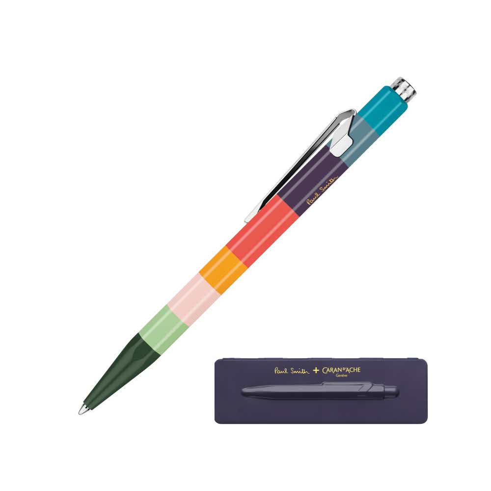 pióro żelowe 4 alibiuro.pl Długopis CARAN D Inch ACHE 849 Paul Smith 3 Damson M w pudełku fioletowy 29