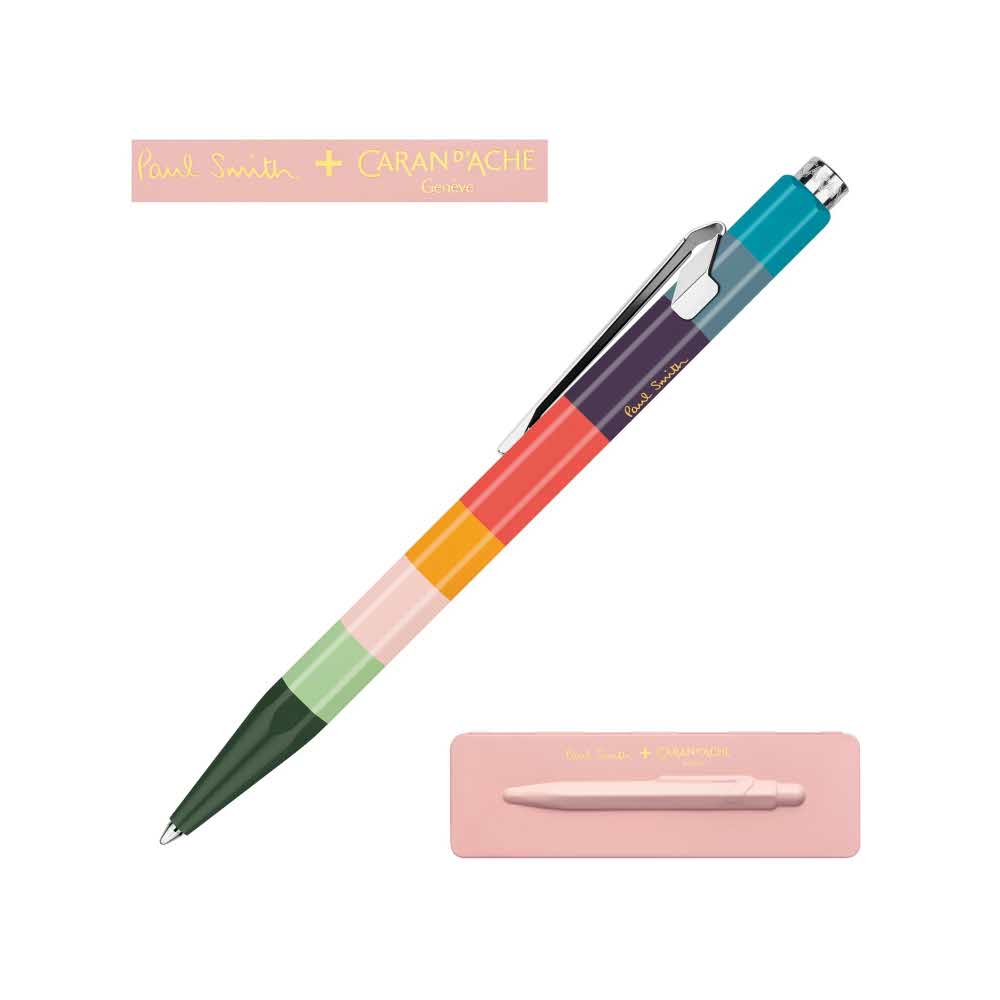 pióro żelowe 4 alibiuro.pl Długopis CARAN D Inch ACHE 849 Paul Smith 3 Rose Pink M w pudełku różowy 11