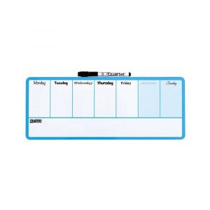 planer magnetyczny 4 alibiuro.pl Planer tygodniowy NOBO suchoś. magn. 14x36cm niebieski 20