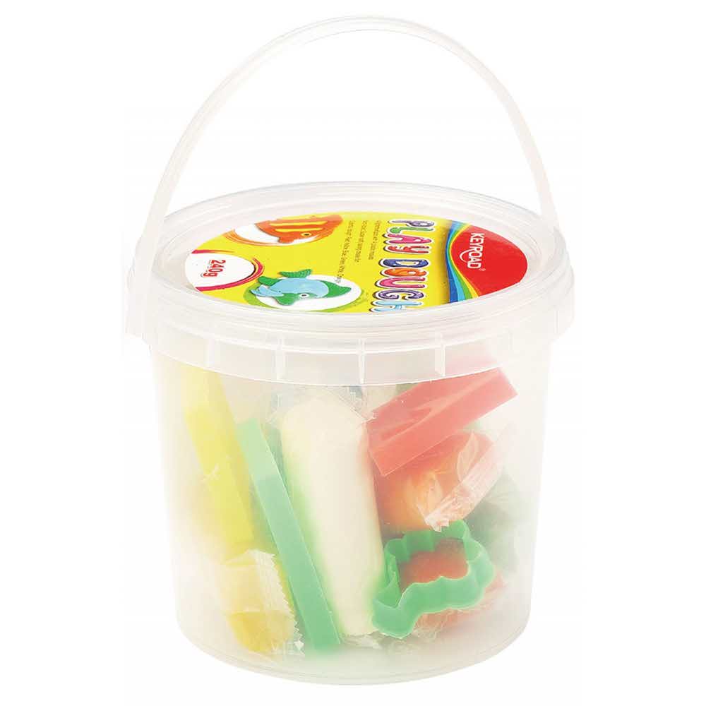 plastelina 4 alibiuro.pl Ciastolina KEYROAD 6szt. z foremkami mix kolorów 36