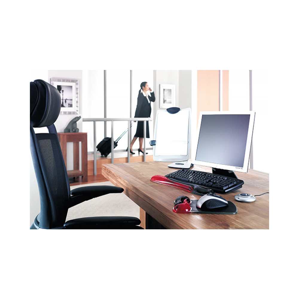 podkładki ergonomiczne 4 alibiuro.pl Podkładka pod nadgarstek KENSINGTON Duo Gel czerowno czarna 46