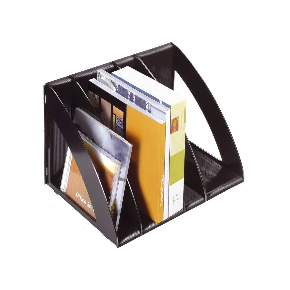 pojemnik na dokumenty 4 alibiuro.pl Pojemnik na dokumenty CEP Ice A4 6 modułowy czarny 0