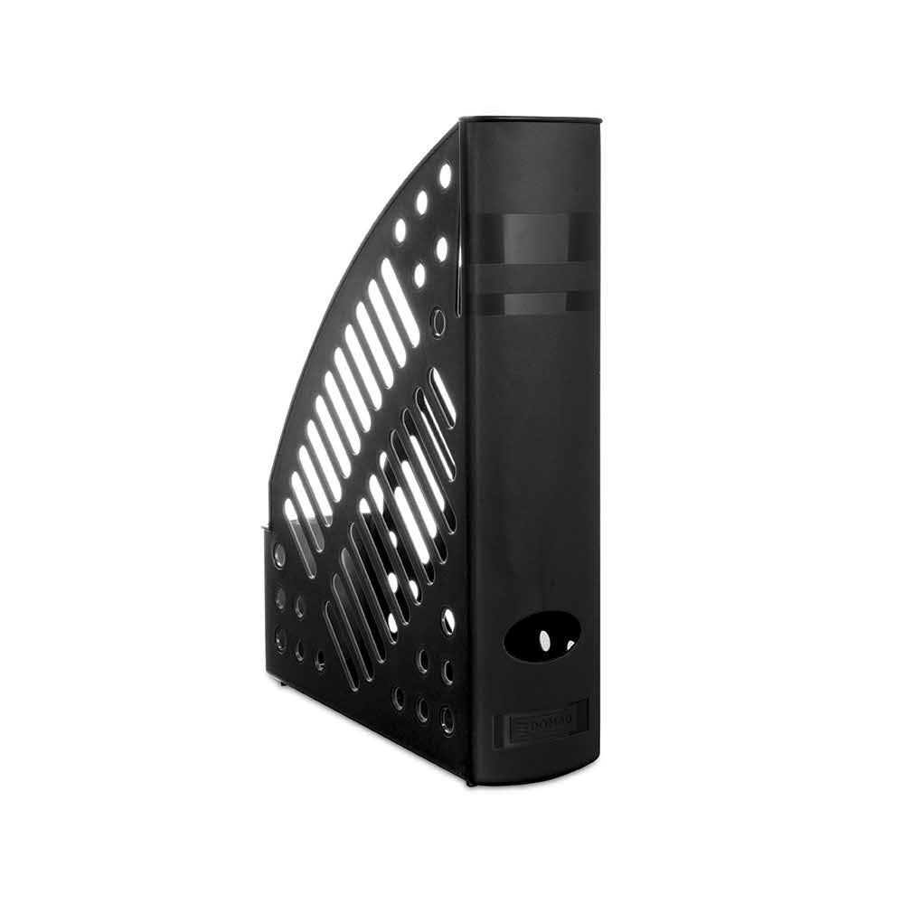 pojemniki na dokumenty 4 alibiuro.pl Pojemnik na dokumenty ażurowy DONAU polistyren A4 czarny 5