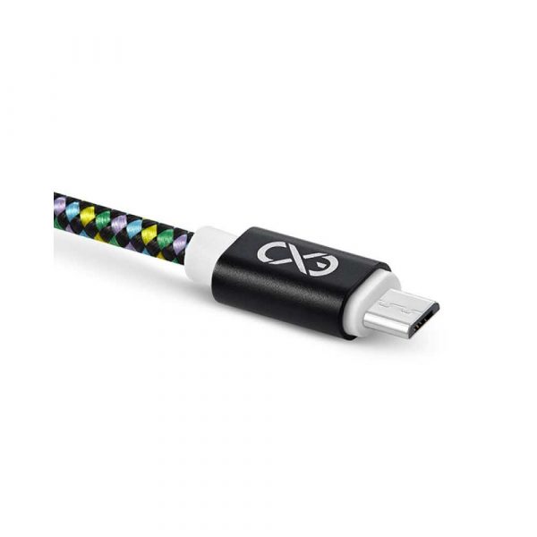 przejsciówka 4 alibiuro.pl Uniwersalny kabel Micro USB EXC Diamond 1 5m czarny mix kolorów 97