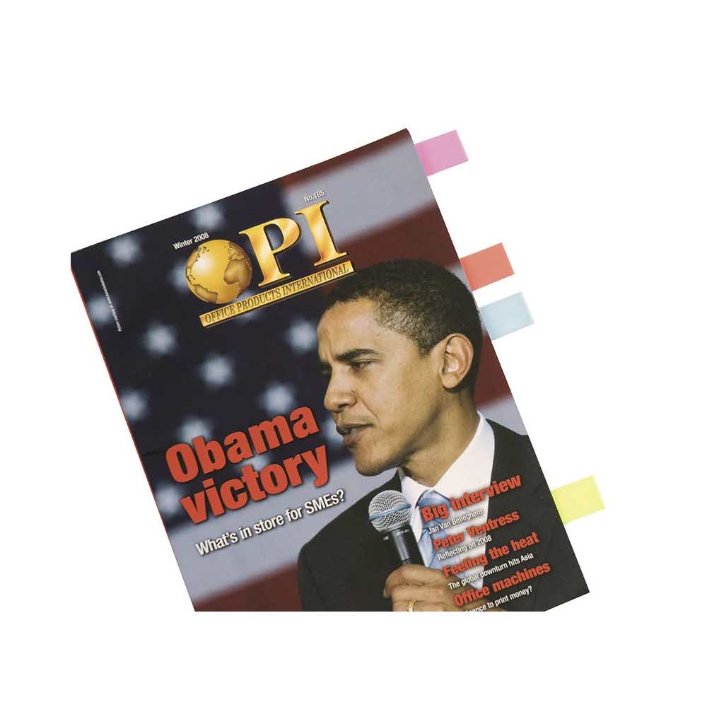 przekładki indeksujące 4 alibiuro.pl Zakładki indeksujące Q CONNECT PP 19x43mm 4x40 kart. mix kolorów 11