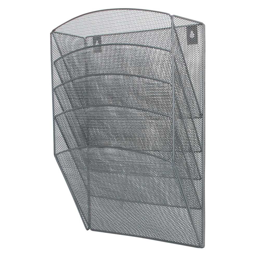 półka na dokumenty 4 alibiuro.pl Zestaw 5 półek Q CONNECT Office Set metalowy A4 srebrny 79