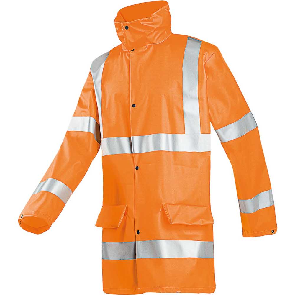 płaszcz przeciwdeszczowy 2 alibiuro.pl KURTKA PRZECIWDESZCZOWA ODBLASKOWA SI BENSON_PS 88