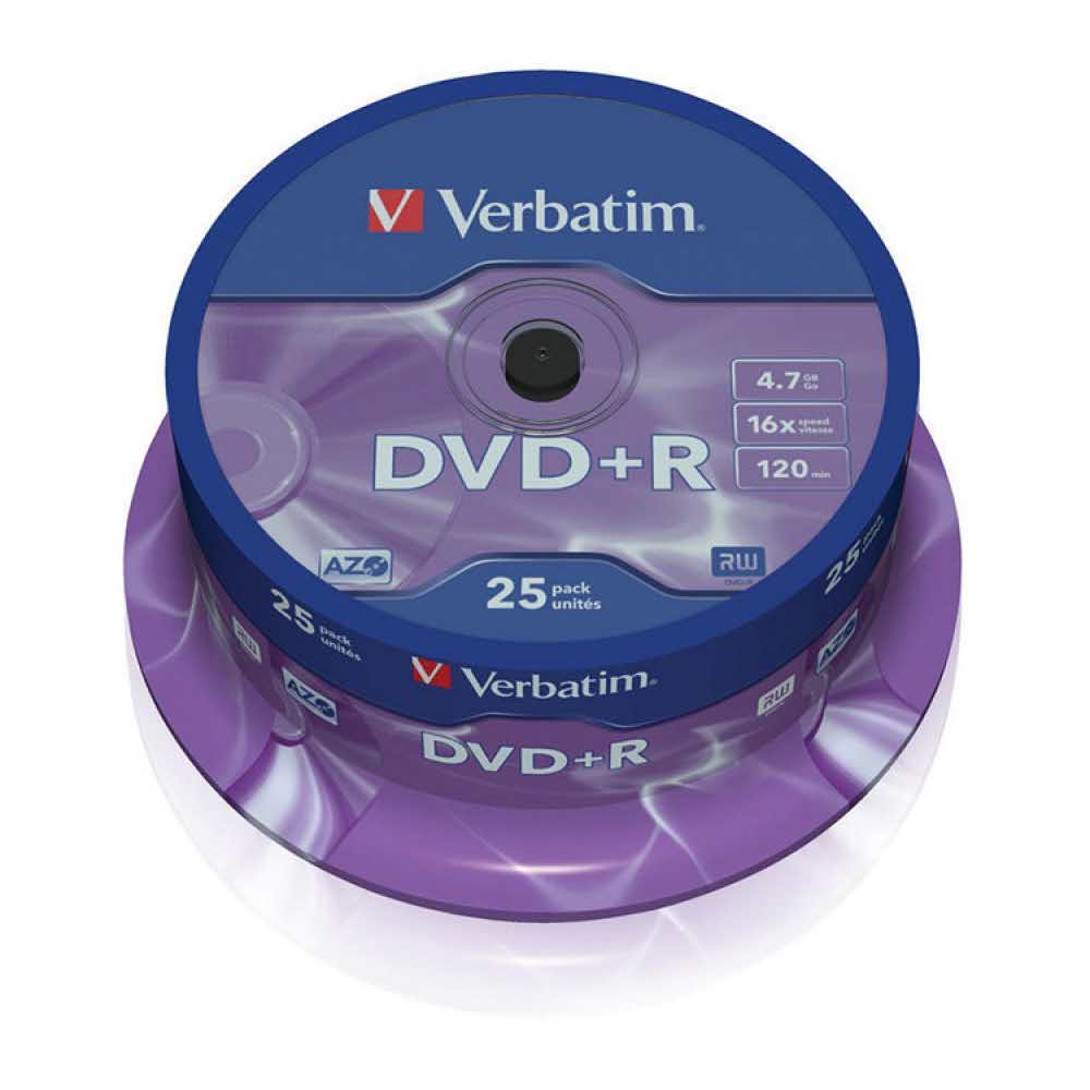 płyta blu ray 4 alibiuro.pl Płyta DVD R VERBATIM AZO 4 7GB prędkość 16x cake 25szt. srebrny mat 99