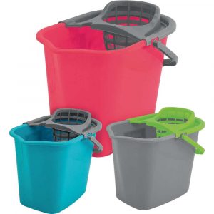 środki czystości i higiena 2 alibiuro.pl WIADRO PROST. 10 L. WYCISKACZ YWIADPWYC10BEN 32