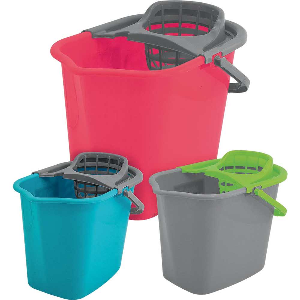 środki czystości i higiena 2 alibiuro.pl WIADRO PROST. 10 L. WYCISKACZ YWIADPWYC10BEN 32