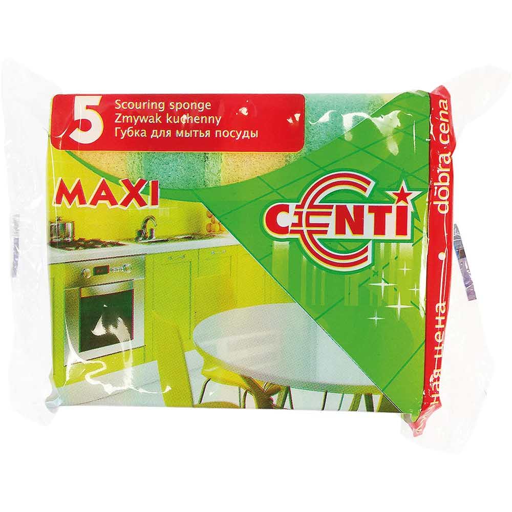 środki czystości i higiena 2 alibiuro.pl ZMYWAK KUCHENNY MAXI 5 SZT CENTI YZMYMAXICENTI 45