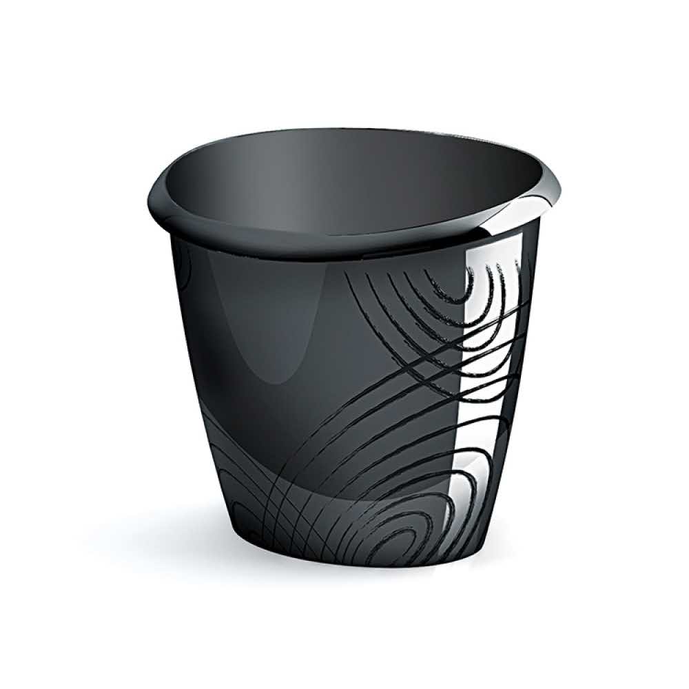 środki czystości i higiena 4 alibiuro.pl Kosz na śmieci CEP Origins czarny 93