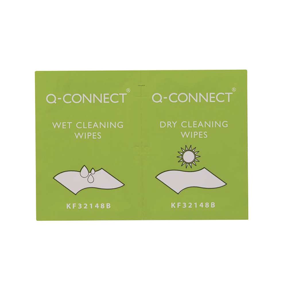 środki czyszczące do sprzętu 4 alibiuro.pl Chusteczki do czyszczenia ekranów TFT LCD Q CONNECT 2x20szt. 61