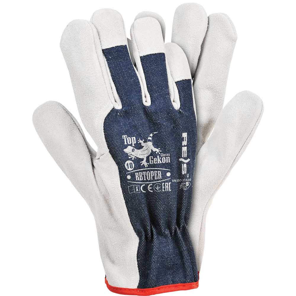 rękawice wzmacniane 2 alibiuro.pl RĘKAWICE OCHRONNE RBTOPER10 49