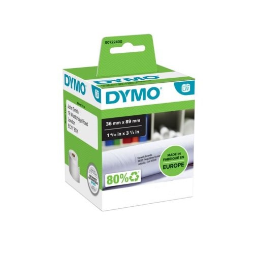 S0722400 Etykiety Dymo duże 89 x 36 mm 99012
