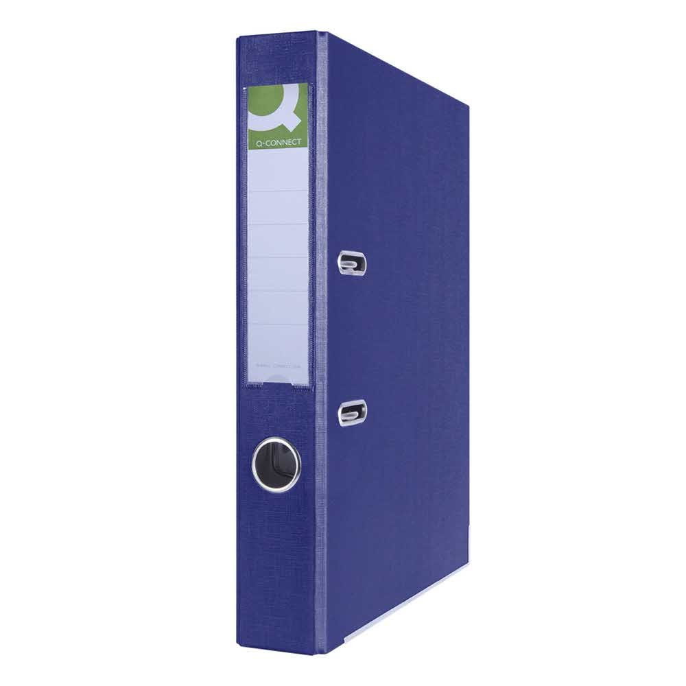 segregator 4 alibiuro.pl Segregator Q CONNECT Hero z szyną PP A4 55mm granatowy 96