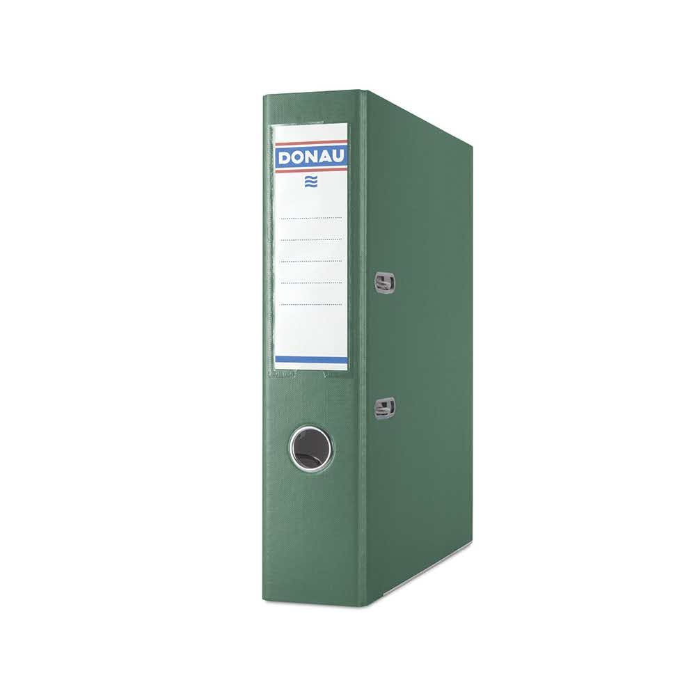 segregator panorama 4 alibiuro.pl Segregator DONAU Master S z szyną PP A4 75mm zielony 68