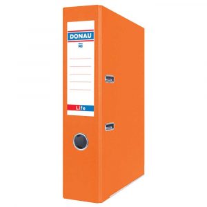 segregator pionowy 4 alibiuro.pl Segregator DONAU Life neon A4 75mm pomarańczowy 75