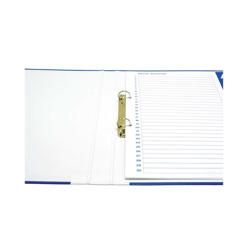 segregator pionowy 4 alibiuro.pl Segregator ringowy DONAU do akt osobowych tekturowy A4 2R 20mm niebieski 75
