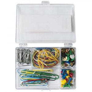 spinacz miedziowany 4 alibiuro.pl Zestaw biurowy pinezki gumki i spinacze OFFICE PRODUCTS mix 110szt. 7