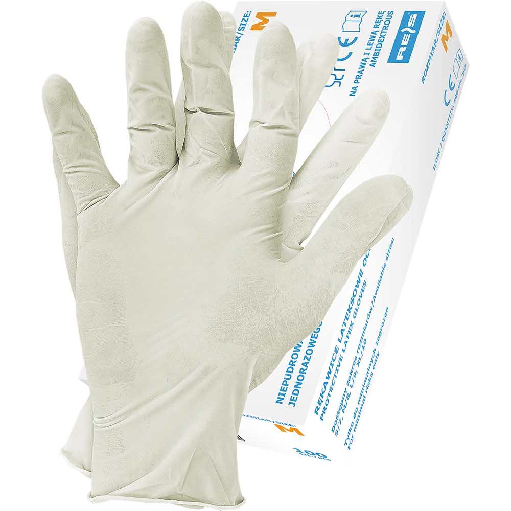 sprzęt biurowy 2 alibiuro.pl RĘKAWICE LATEKSOWE RALATEX PF_M 99