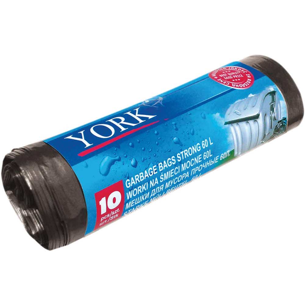 sprzęt biurowy 2 alibiuro.pl WORKI NA ŚMIECI MOCNE 60L 10 SZT YWORMOC60L 60