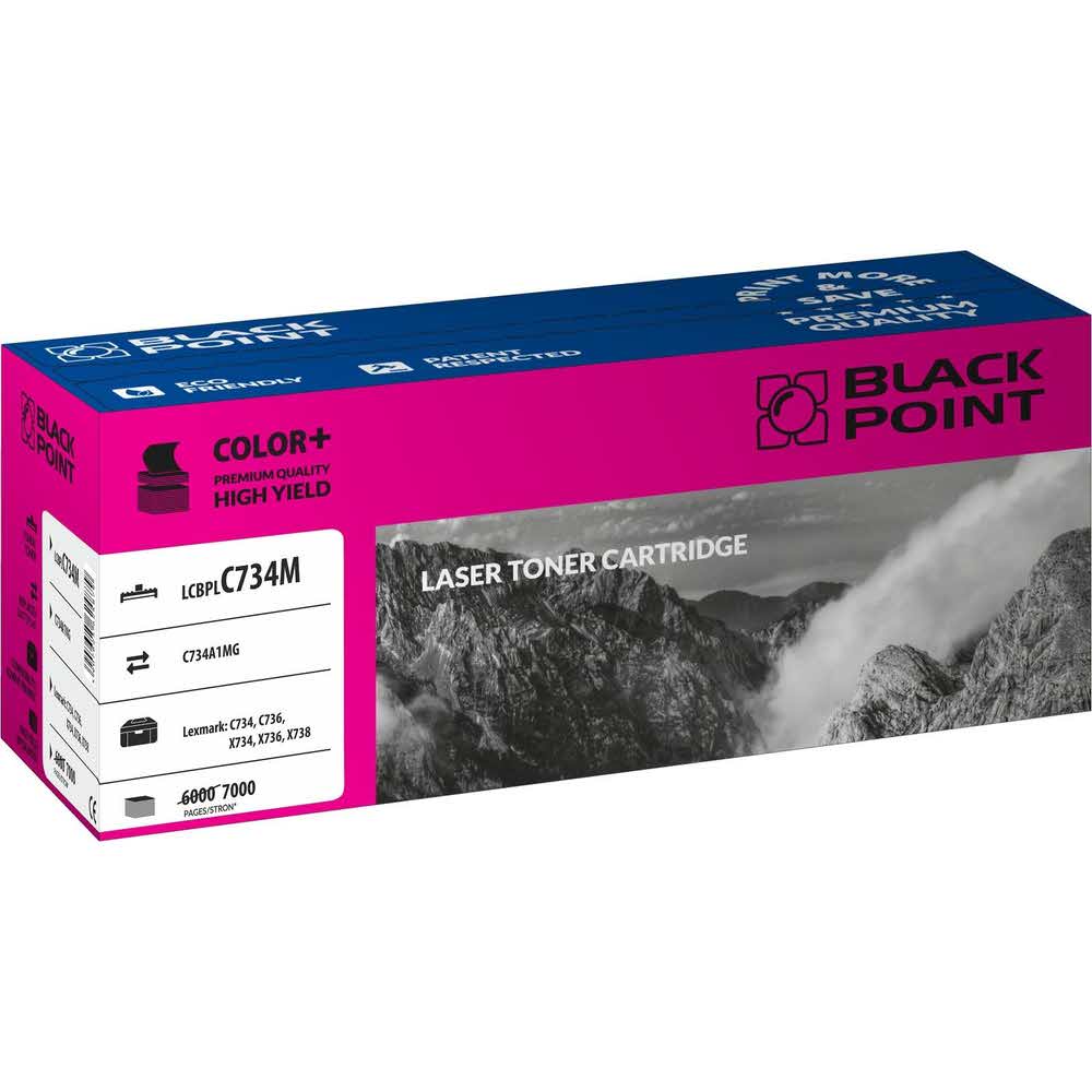 sprzęt biurowy 3 alibiuro.pl LCBPLC734M Toner BP Lex C734A1MG BlackPoint LCBPLC734M BLLOPC734MBW 11
