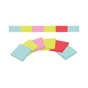 sprzęt biurowy 4 alibiuro.pl Bloczek samoprzylepny POST IT Super sticky 654 6SS MIA 76x76mm 6x90 kart. paleta Miami 90