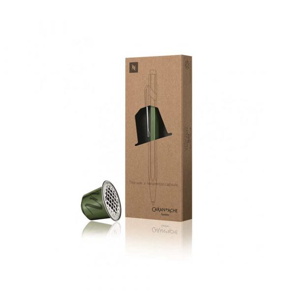 sprzęt biurowy 4 alibiuro.pl Długopis CARAN D Inch ACHE 849 Nespresso Green India M w pudełku zielony 98