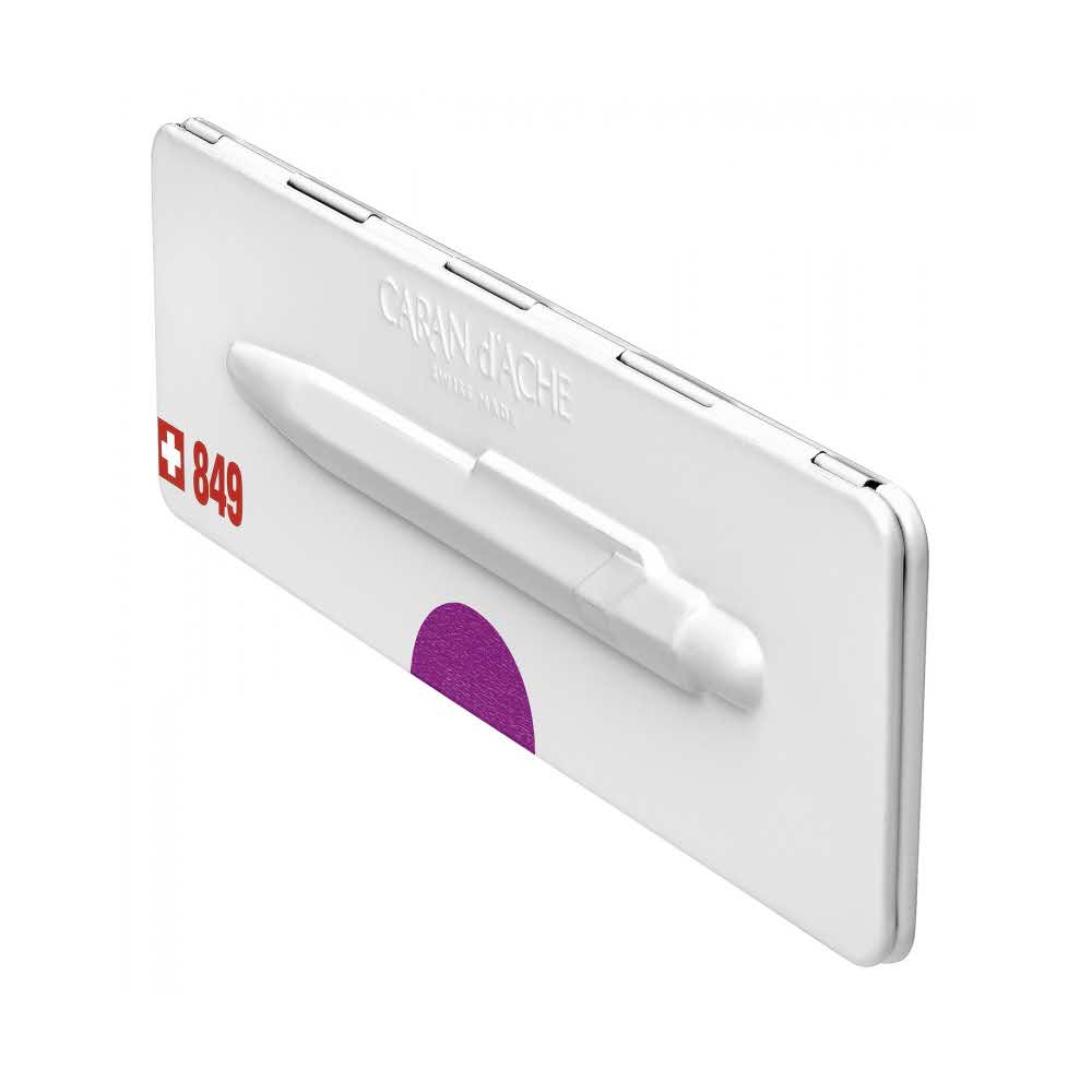 sprzęt biurowy 4 alibiuro.pl Długopis CARAN D Inch ACHE 849 Pop Line Metal X M w pudełku fioletowy 86