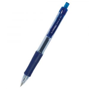 sprzęt biurowy 4 alibiuro.pl Długopis automatyczny żelowy Q CONNECT 0 5mm linia niebieski 48
