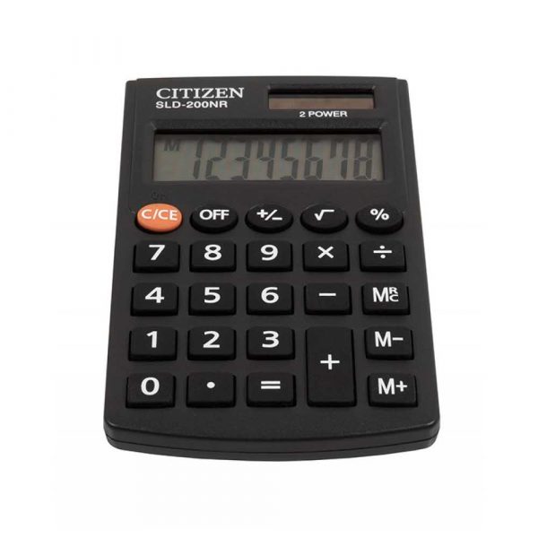 sprzęt biurowy 4 alibiuro.pl Kalkulator kieszonkowy CITIZEN SLD 200NR 8 cyfrowy 98x62mm czarny 99