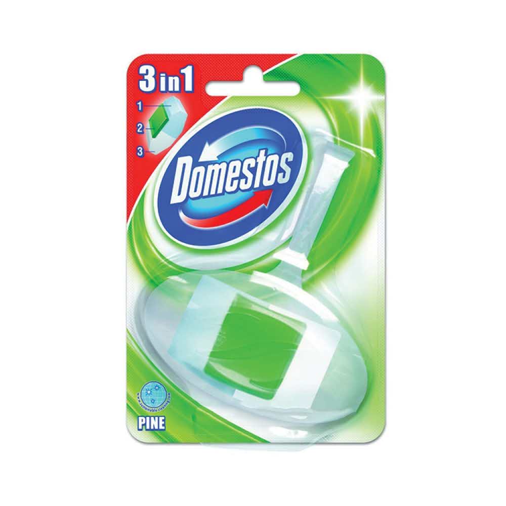 sprzęt biurowy 4 alibiuro.pl Kostka toaletowa DOMESTOS Leśny w koszyku 40g 0