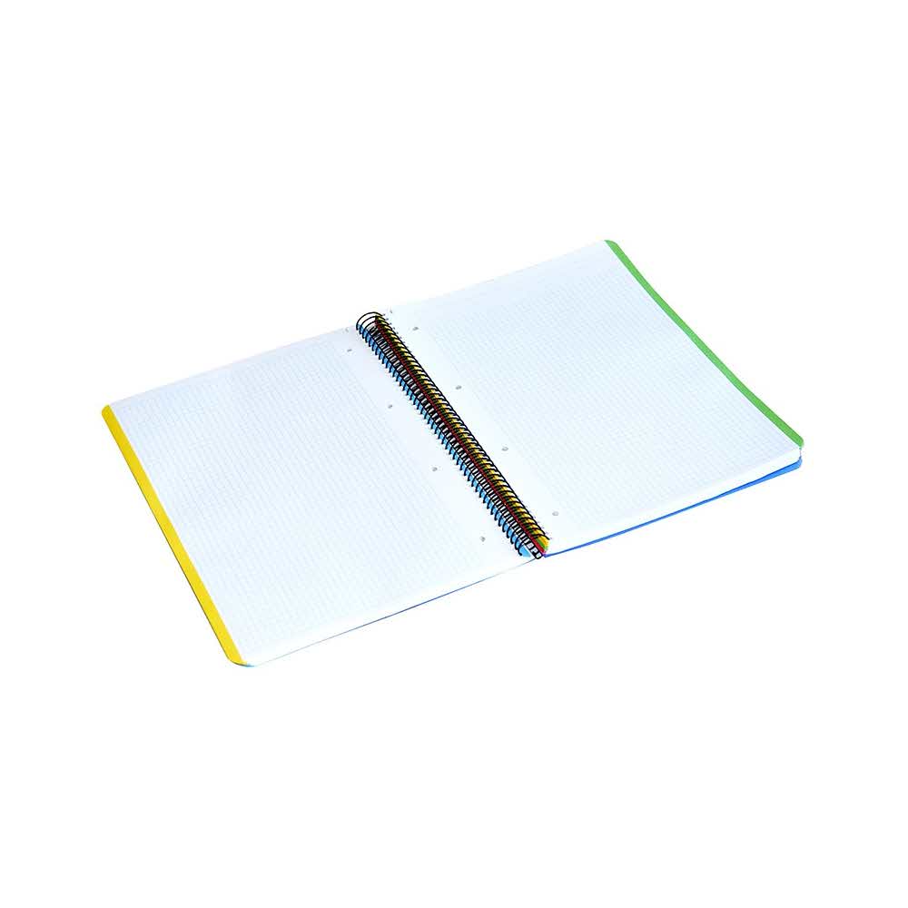 sprzęt biurowy 4 alibiuro.pl Kołonotatnik LIDERPAPEL Inspire A4 w kratkę 160 kart. 60gsm perforacja 39