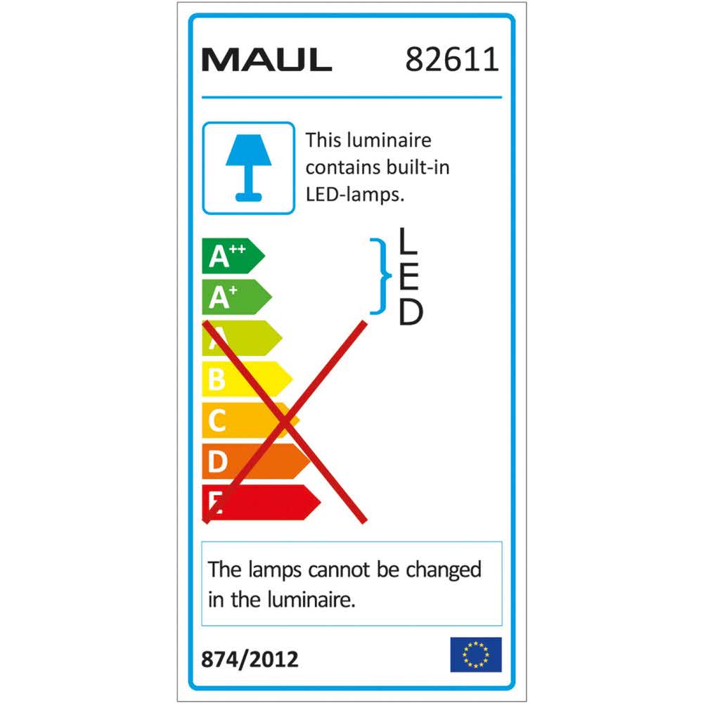 sprzęt biurowy 4 alibiuro.pl Lampka LED z lupą na biurko MAULduplex 7W czarna 7