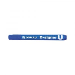 sprzęt biurowy 4 alibiuro.pl Marker permanentny DONAU D Signer U okrągły 2 4mm linia niebieski 46