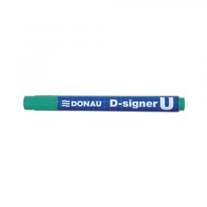 sprzęt biurowy 4 alibiuro.pl Marker permanentny DONAU D Signer U okrągły 2 4mm linia zielony 37