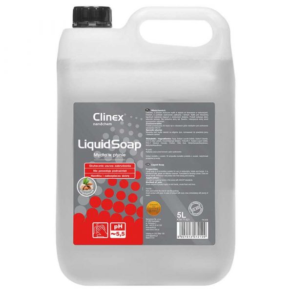 sprzęt biurowy 4 alibiuro.pl Mydło w płynie CLINEX Liquid Soap 5L 91
