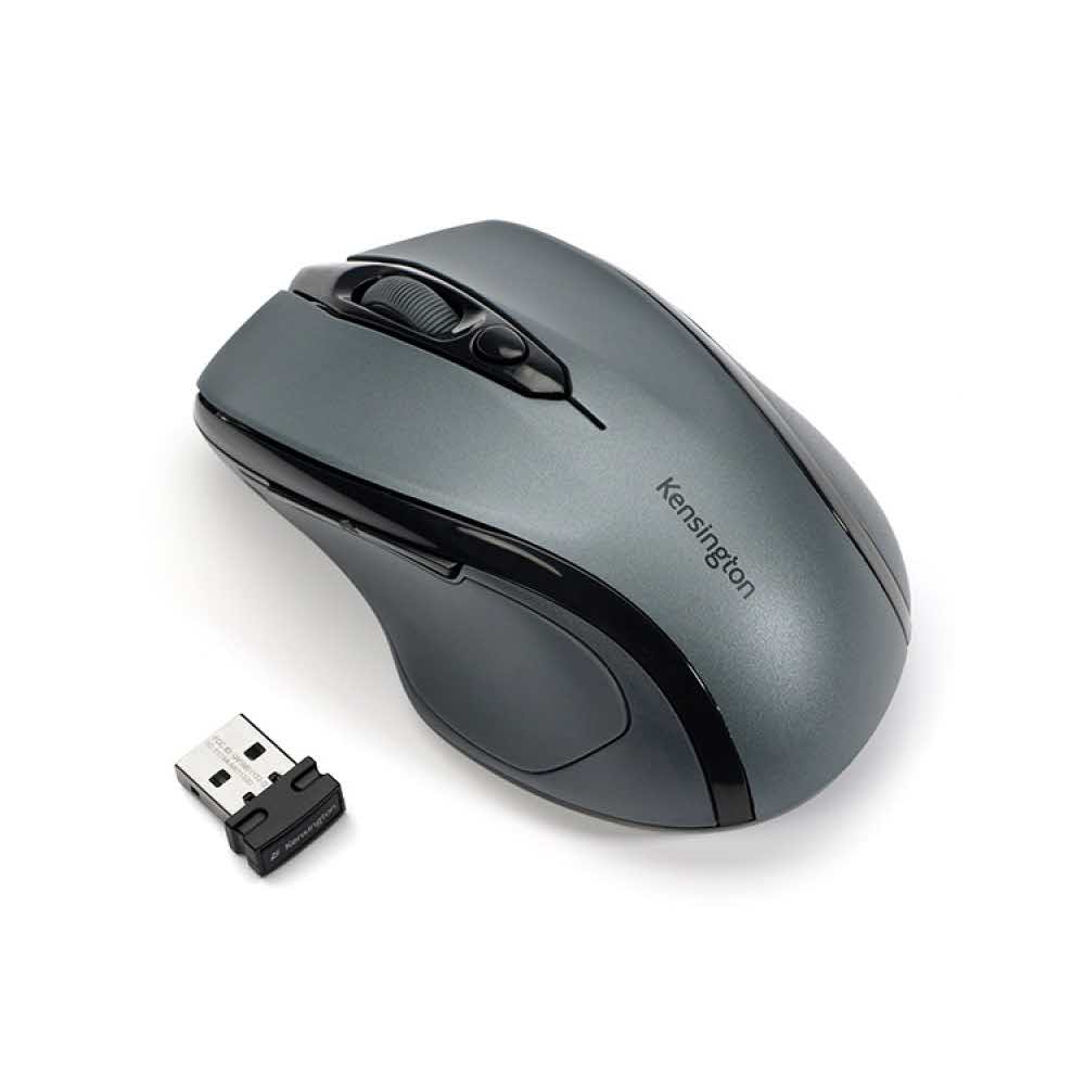 sprzęt biurowy 4 alibiuro.pl Myszka komputerowa KENSINGTON Pro Fit Mid Size bezprzewodowa szara 92